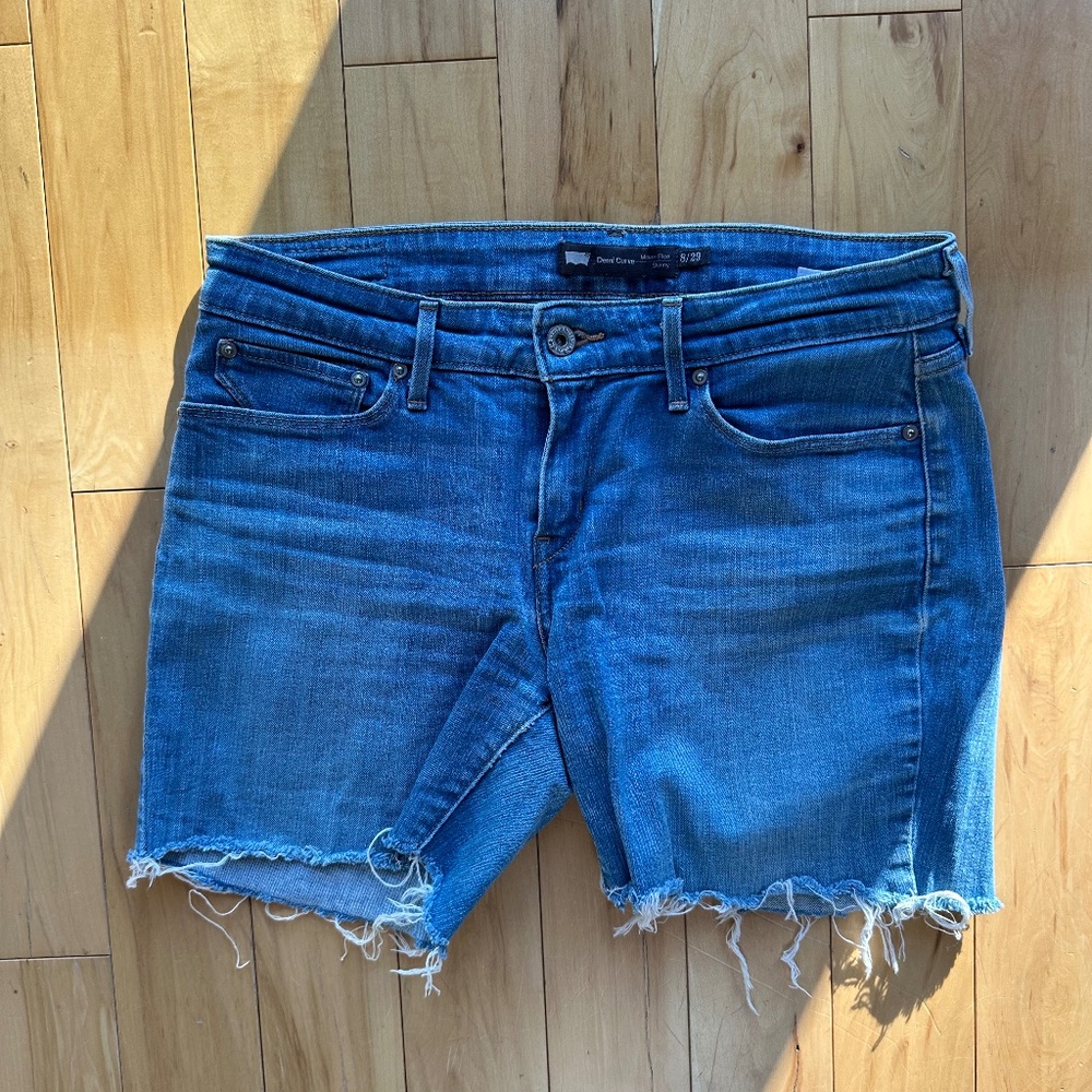 Levi's Denim cut off shorts